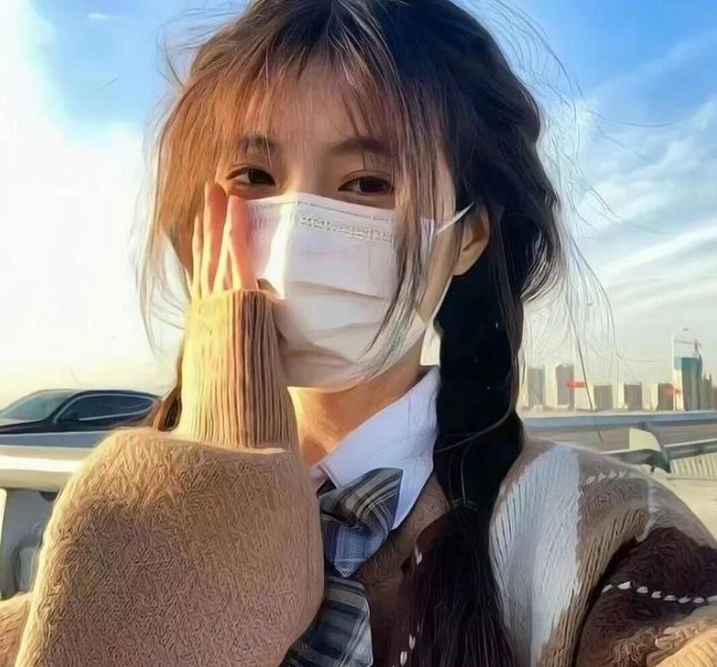 盲女情